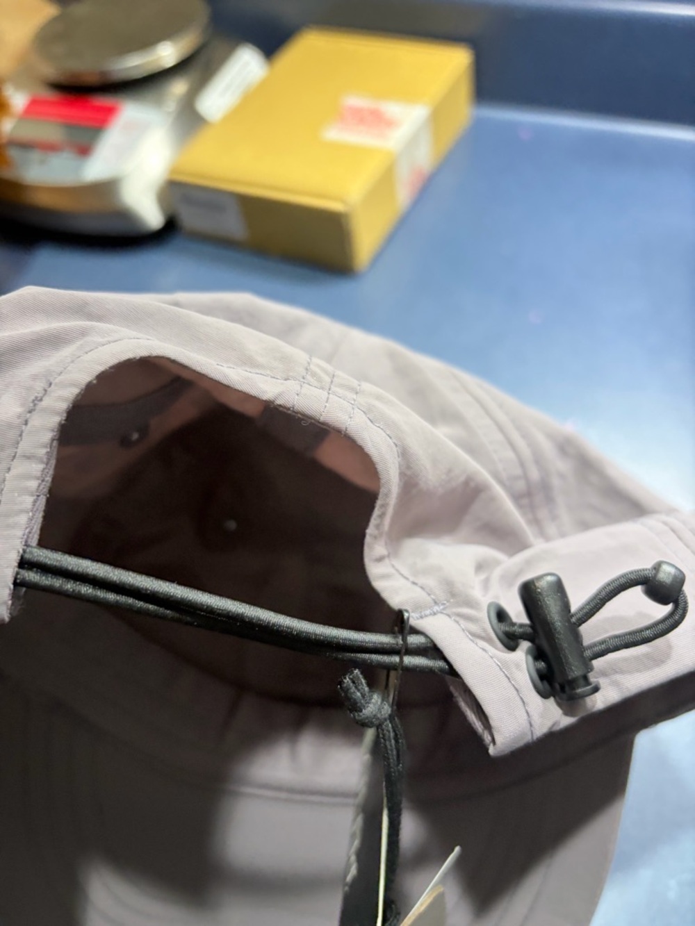Carhartt Taupe/Gray Logo Cap with Pertex Tags - Picture 10 of 10